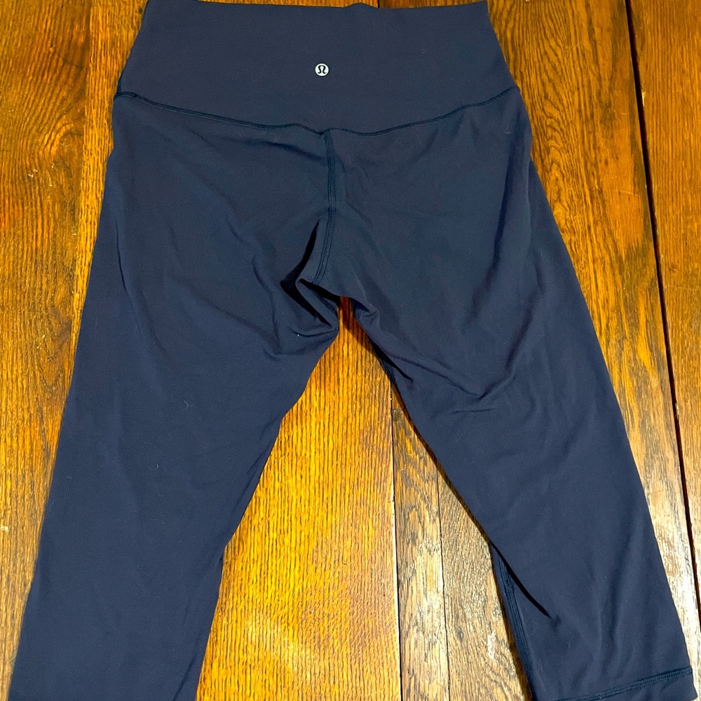 Lululemon Crop Navy Leggings